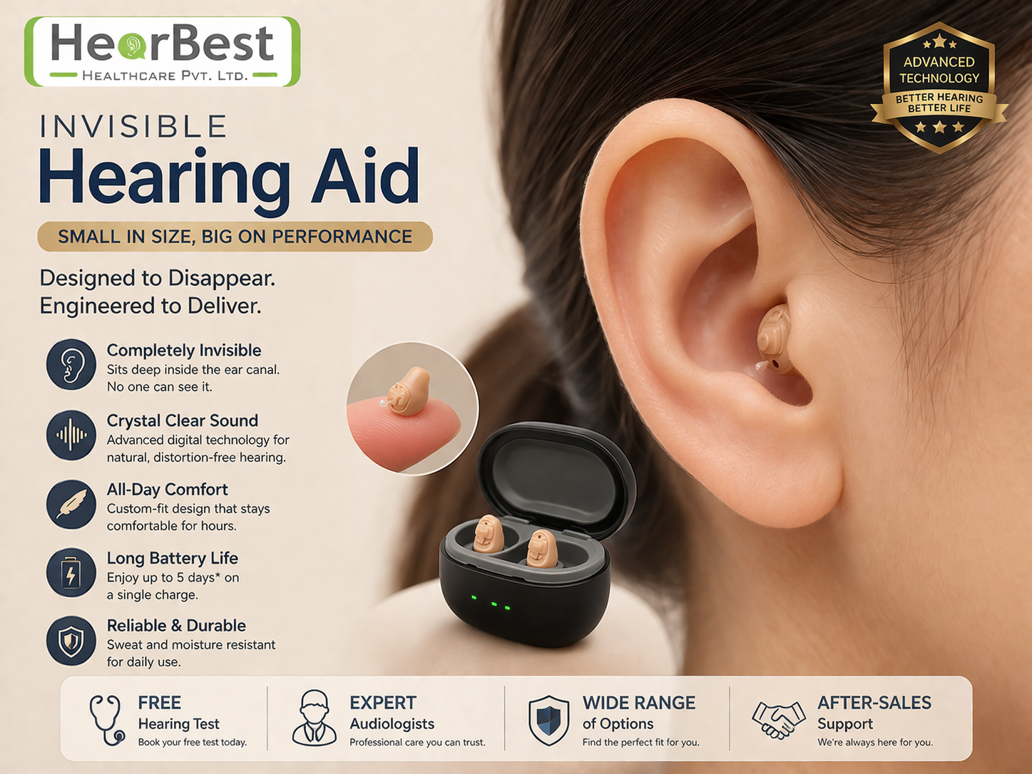 Invisible hearing aid Noida